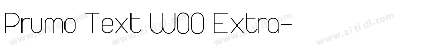 Prumo Text W00 Extra字体转换